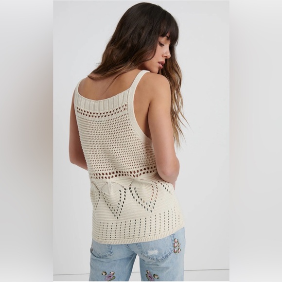 Lucky Brand Beige Knit Top - Picture 3 of 10